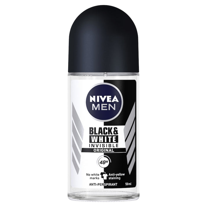 Nivea Men Deodorant Black & White Roll On 50ml