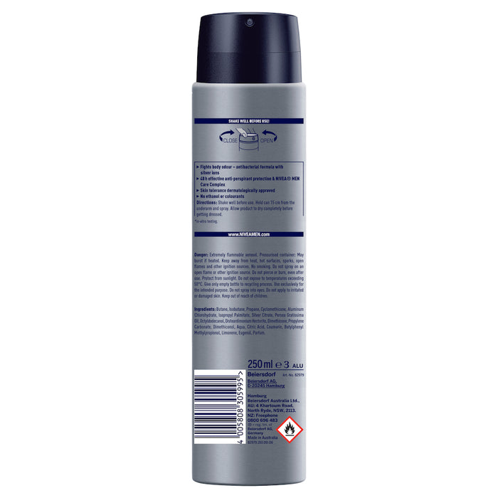 Nivea Men Deodorant Silver Protect Aerosol 250ml