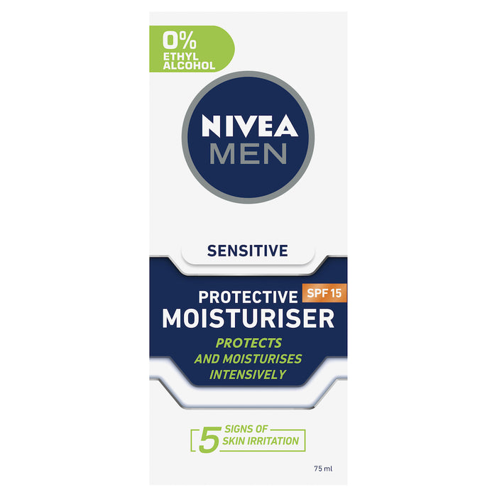 Nivea Men Sensitive Protective Moisturiser SPF 15 75ml