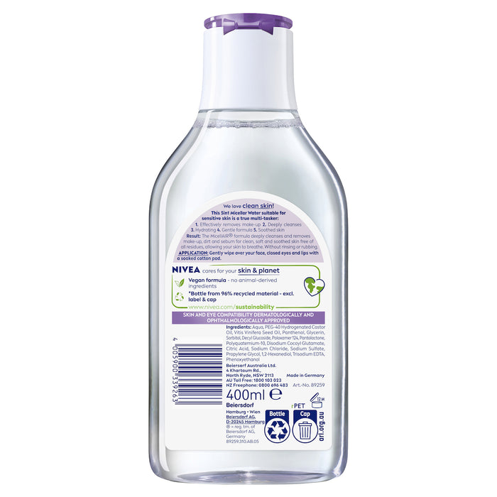 Nivea Micellar Cleansing Water Sensitive 400ml