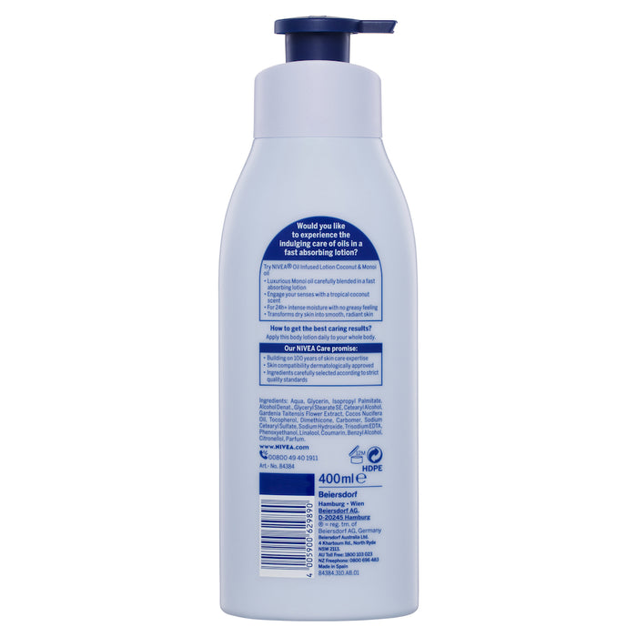 Nivea Oil Infused Lotion Coconut 400ml