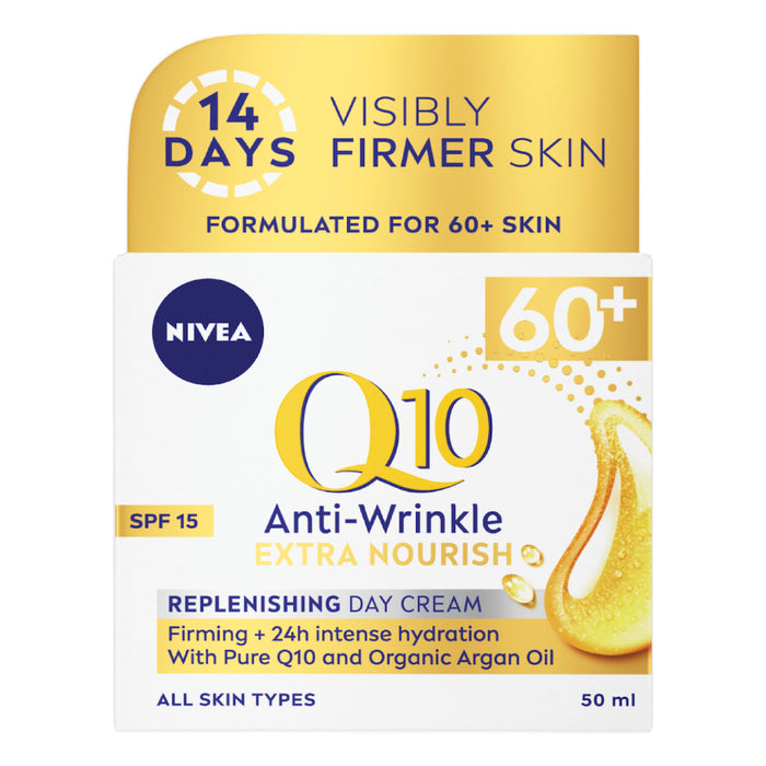 Nivea Q10 Power Day Cream Mature 60+ SPF 15 50ml