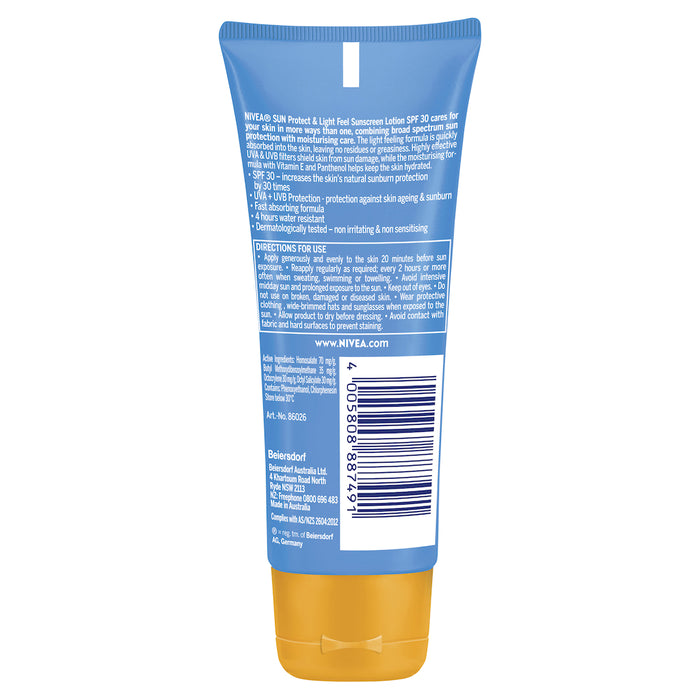 Nivea Sun Light Feel Everyday Sun Lotion SPF 30 100ml