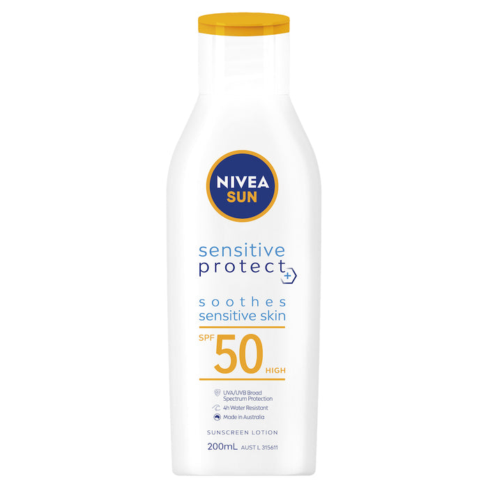 Nivea Sun Sensitive Protect SPF50 Lotion 200ml