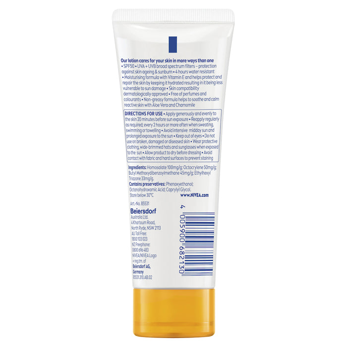 Nivea Sun Sensitive Protect SPF50 Tube 100ml