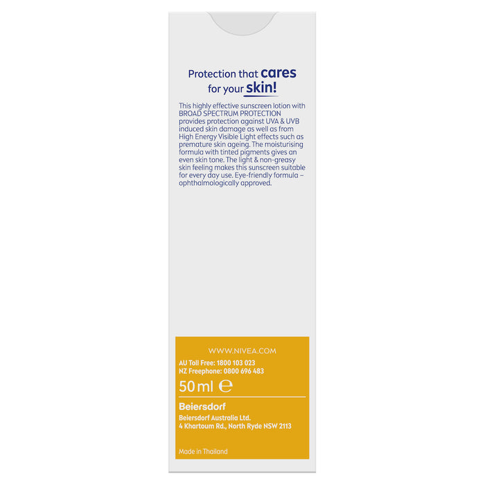 Nivea Sun SPF50+ UV Face BB Cream 50ml