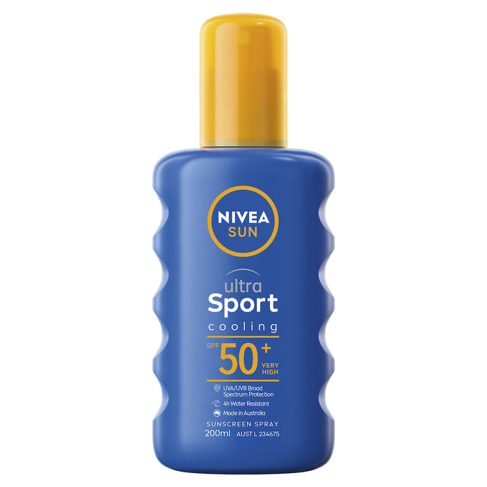 Nivea Sun Ultra Sport Cooling Sunscreen Spray SPF 50+ 200ml