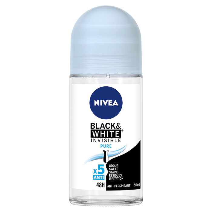 Nivea Women Deodorant Black & White Pure Roll On 50ml