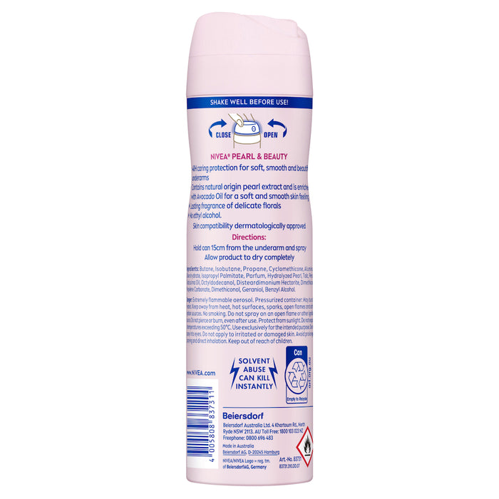 Nivea Women Deodorant Pearl Beauty Aersol 150ml