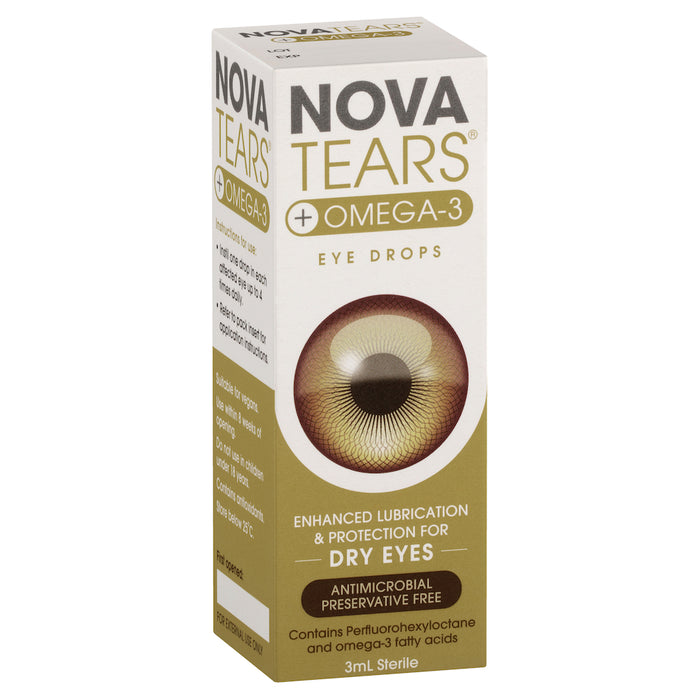 Novatears Eye Drops+Omega3 3ml