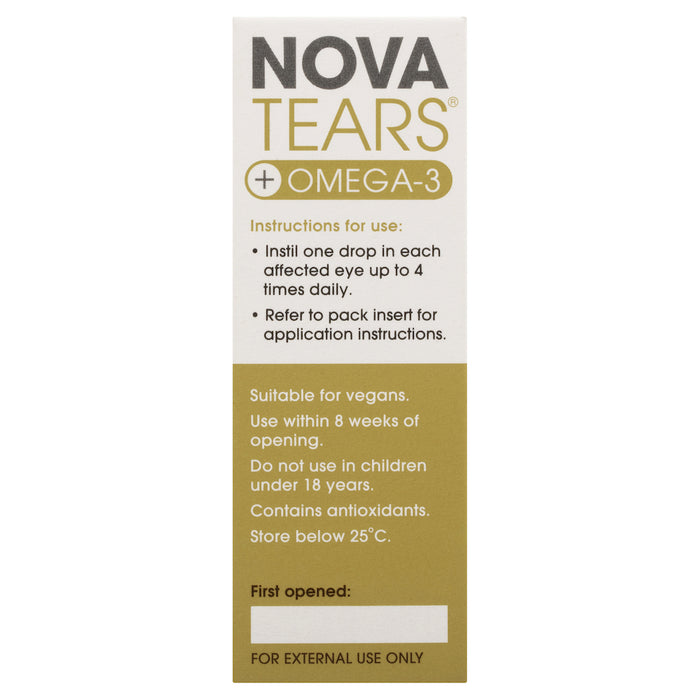 Novatears Eye Drops+Omega3 3ml