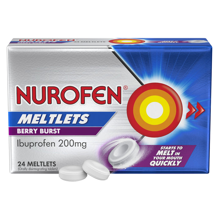 Nurofen Meltlets Berry Burst 200mg 24