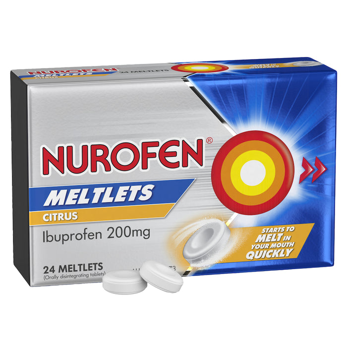 Nurofen Meltlets Citrus 200mg 24