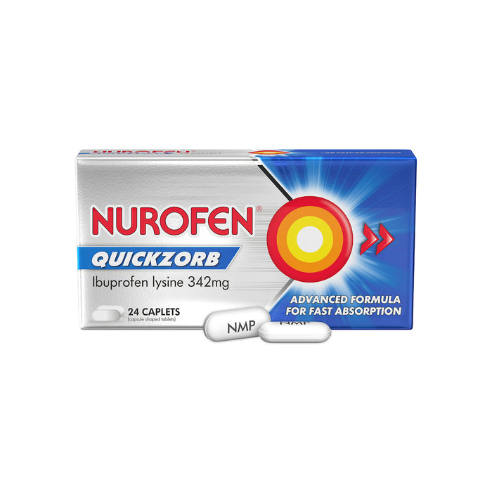 Nurofen Quickzorb Pain Relief Caplets 24 Pack