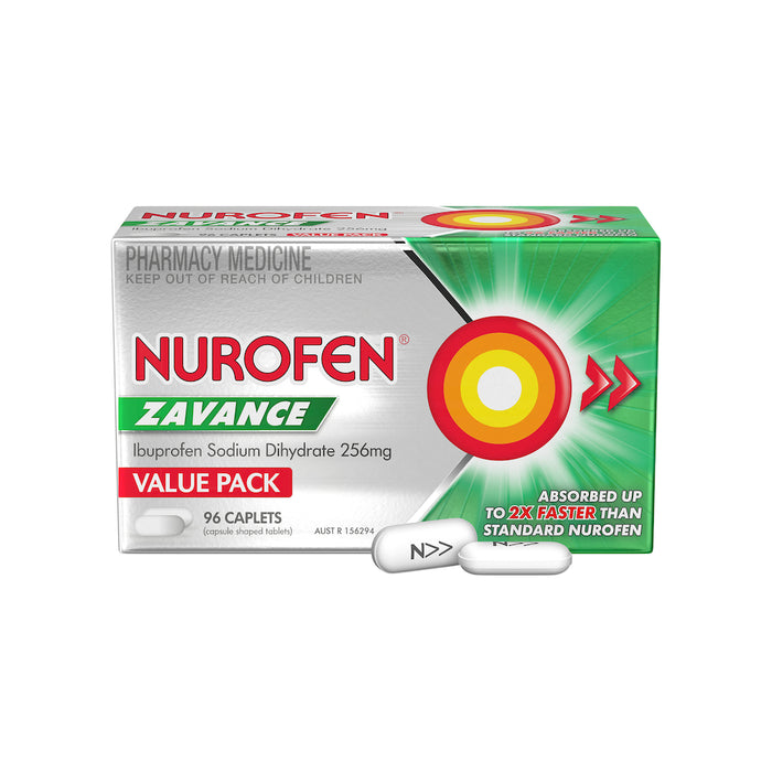 Nurofen Zavance Caplets 96