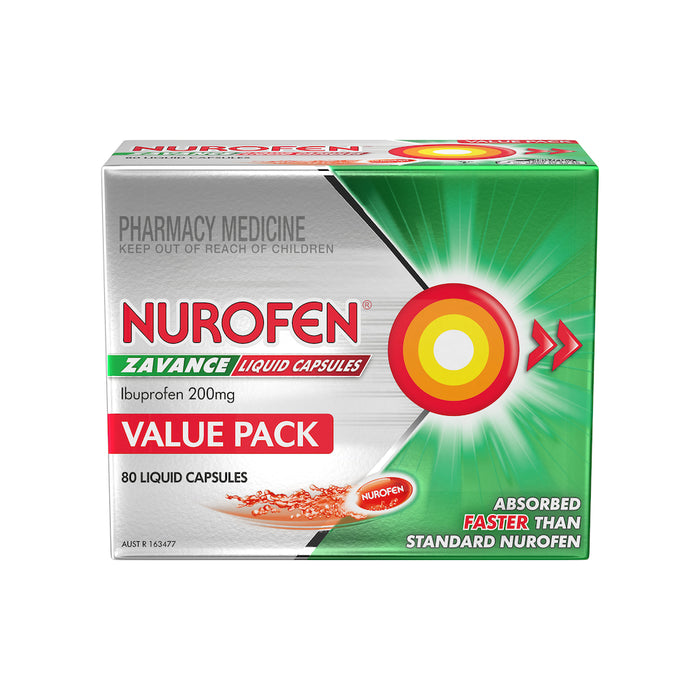 Nurofen Zavance Liquid Capsules 80