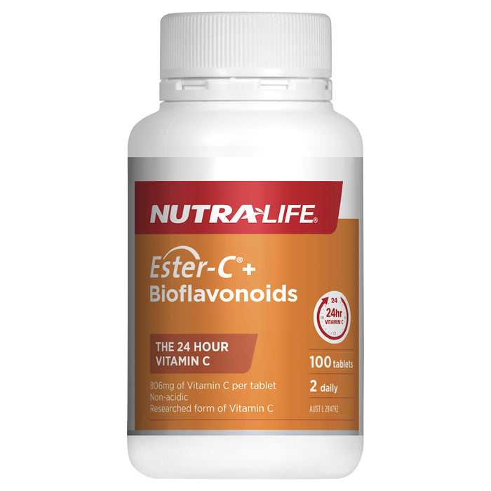 Nutra-Life Ester-C 1000mg + Bioflavonoids Tablets 100