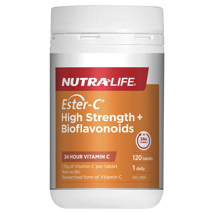 Nutra-Life Ester C 1500mg + Bioflavonoids 120 Tablets