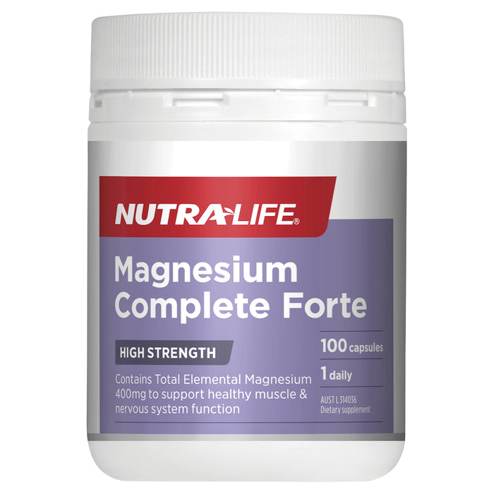 Nutra-Life Magnesium Forte Daily Capsules 100