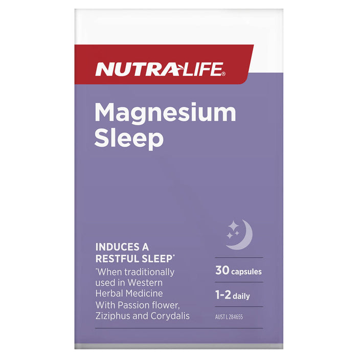 Nutra-Life Magnesium Sleep Capsules 30