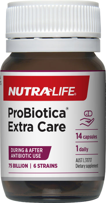 Nutra-Life Pro-Biotica Extra Care 75 Billion 14 Capsules