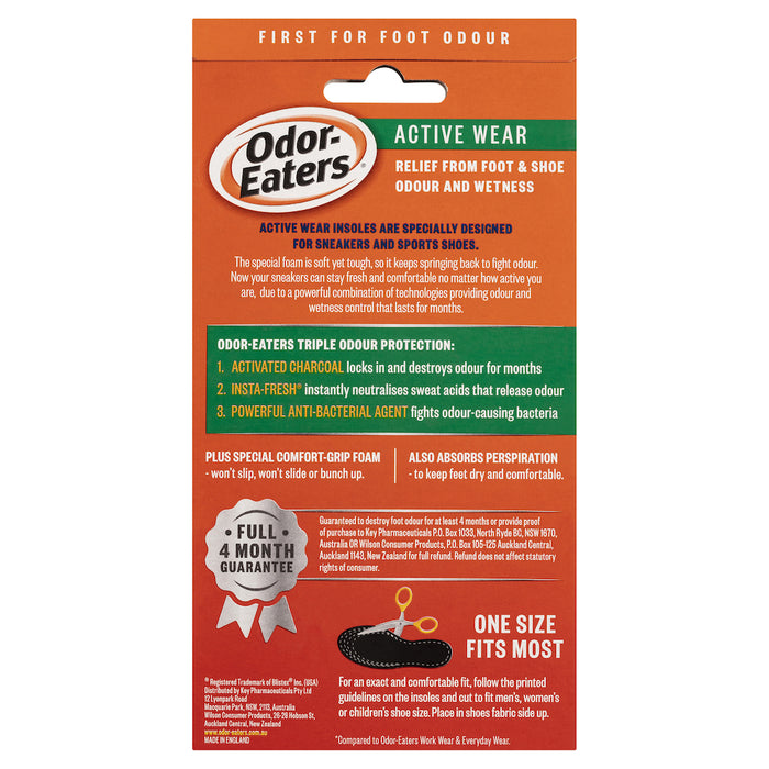 Odor Eaters Active Wear Inner Soles