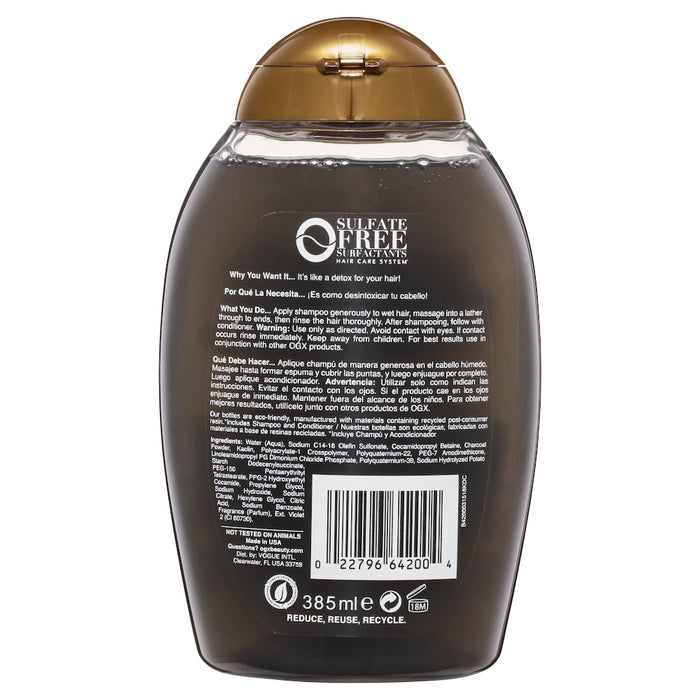 OGX Charcoal Detox Shampoo 385ml