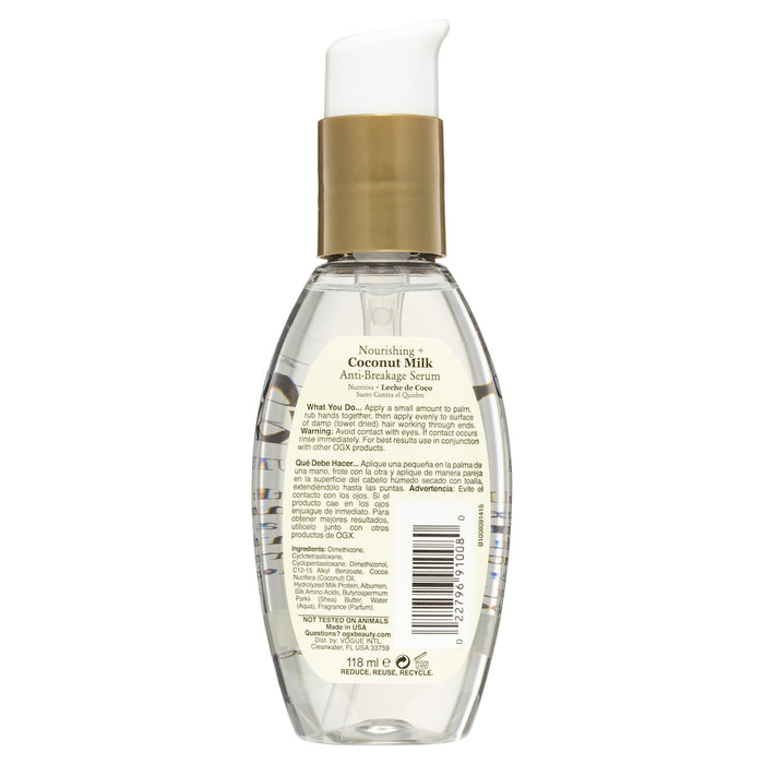 OGX Coconut Milk Anti-Breakage Serum 118ml