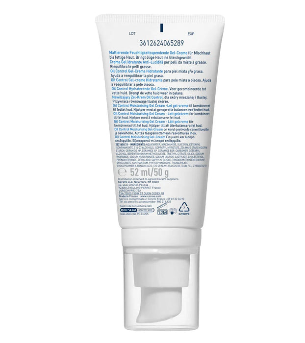 CeraVe Oil Control Moisturising Gel Cream 52ml