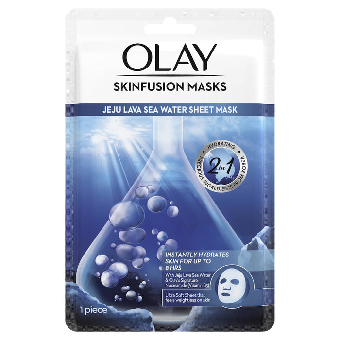 Olay Jeju Lava Sea Water Sheet Mask