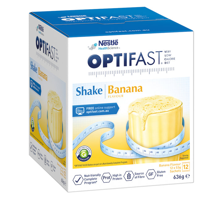 Optifast VLCD Shake Banana 12 x 53g