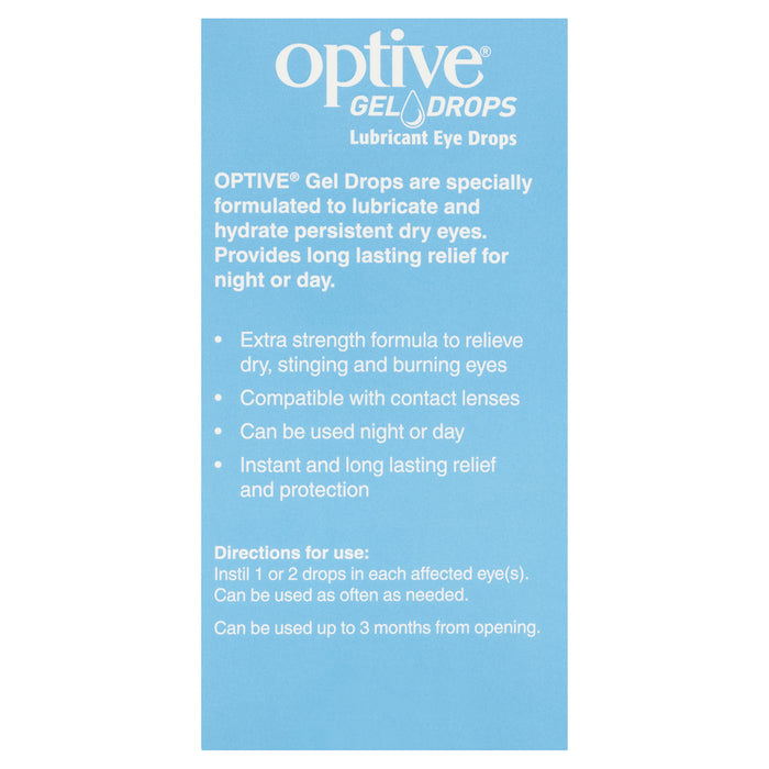 Optive Gel Eye Drops 10ml