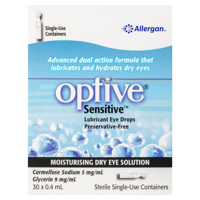 Optive Sensitive Eye Drops 0.4ml x 30