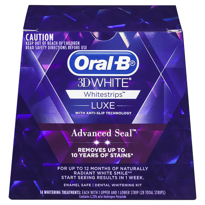 Oral B 3D Whitestrips Advance Seal Strips 14