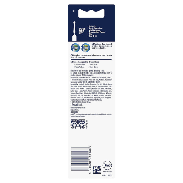 Oral B Brushheads EB20-2 Precision Clean 2pk