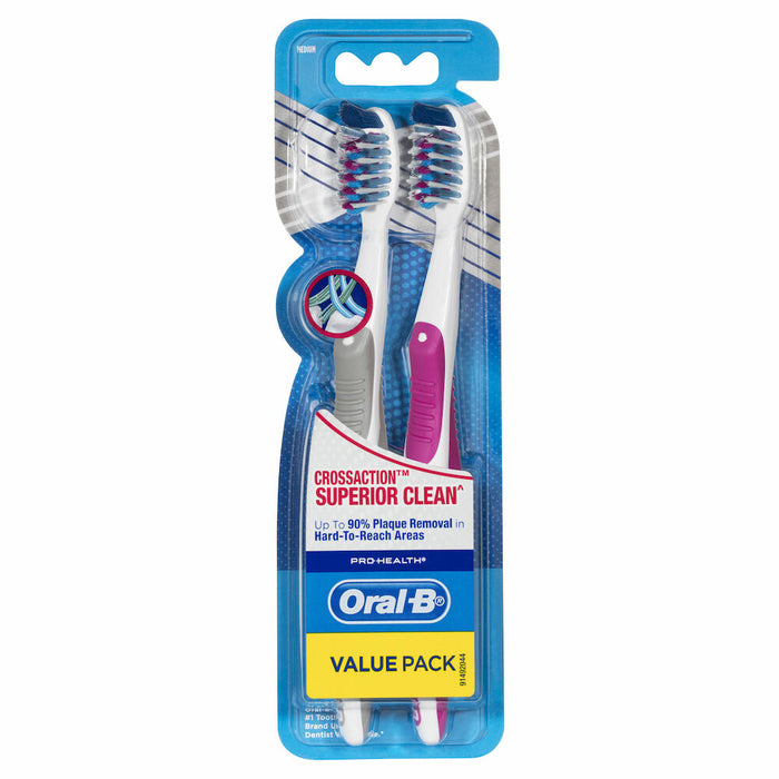 Oral B Pro Health Superior Clean Toothbrush 2 Pack