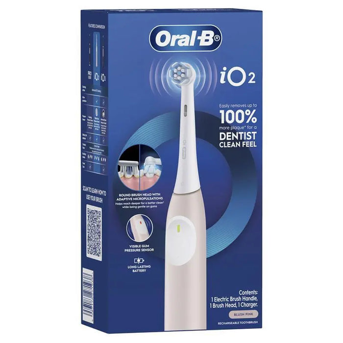 Oral B I02 Toothbrush Night Blush Power + Brush Head + 1 Charger