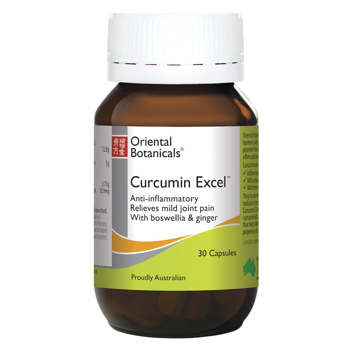 Oriental Botanicals Curcumin Excel 30 Capsules