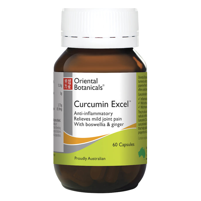 Oriental Botanicals Curcumin Excel 60 Capsules