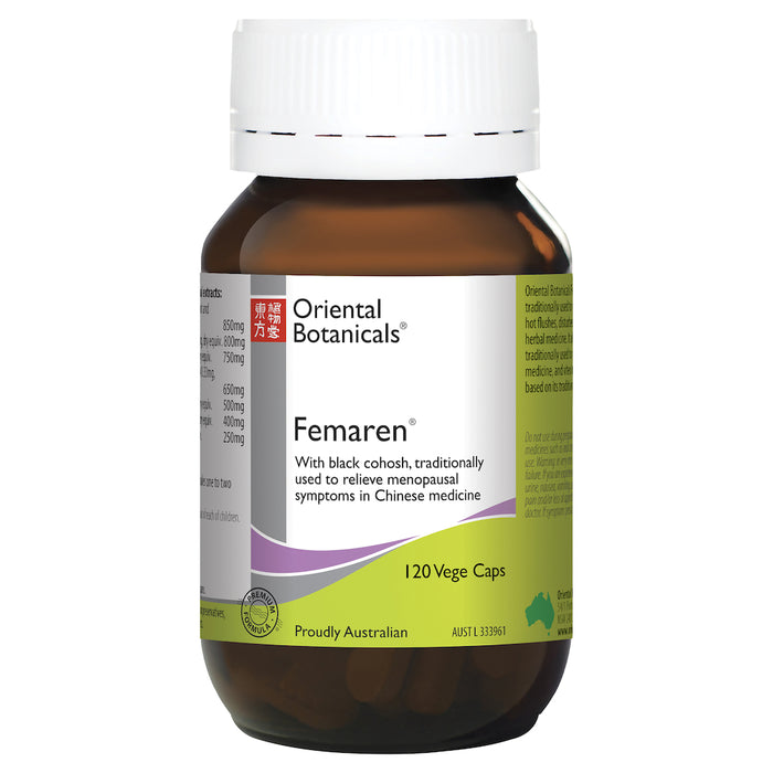 Oriental Botanicals Femaren 120 Capsules