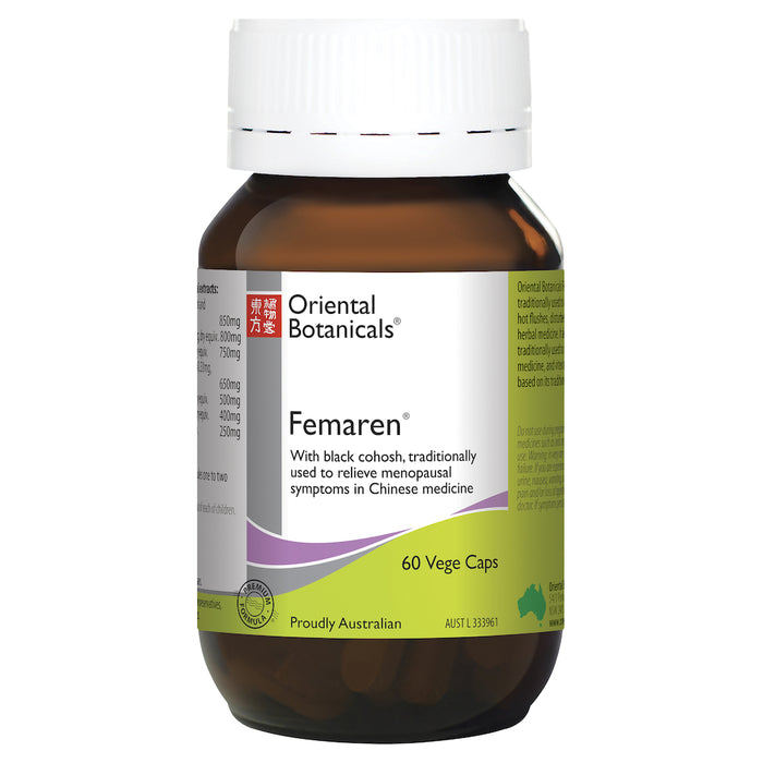 Oriental Botanicals Femaren 60 Capsules