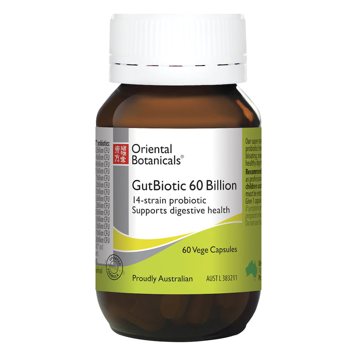 Oriental Botanicals GutBiotic 60 Billion 60 Capsules