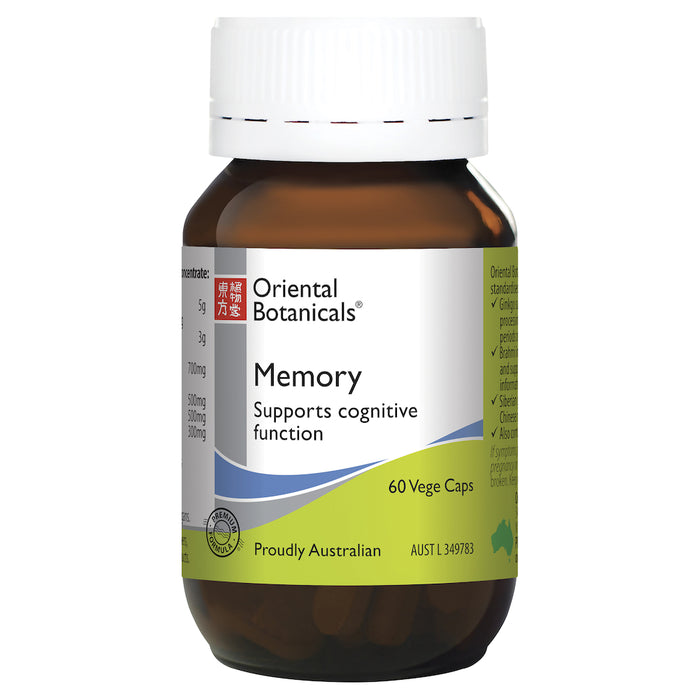 Oriental Botanicals Memory 60 Tablets