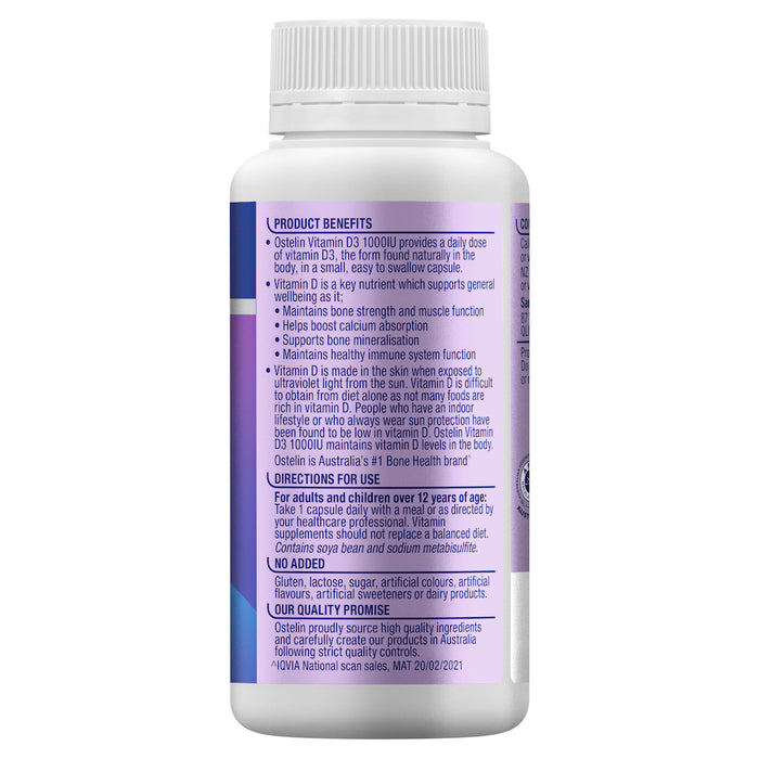 Ostelin Vitamin D 250 Capsules