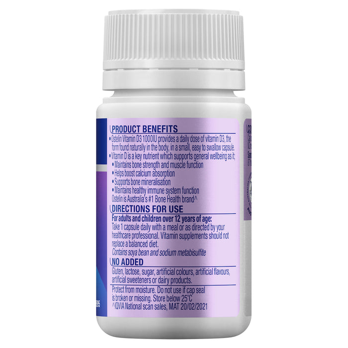 Ostelin Vitamin D 60 Capsules