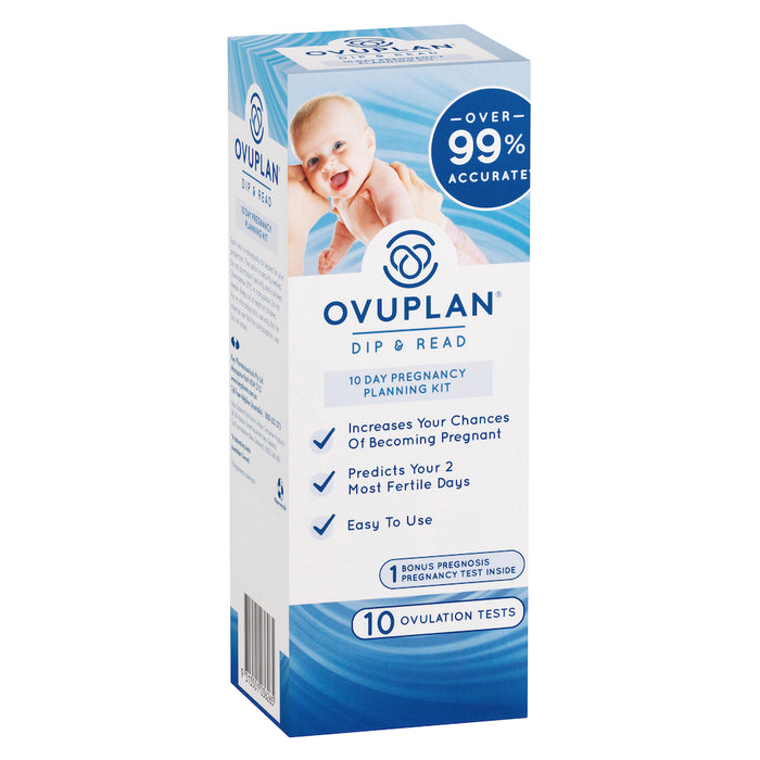 Ovuplan 10 Day Pregnancy Planning Kit 10 Tests