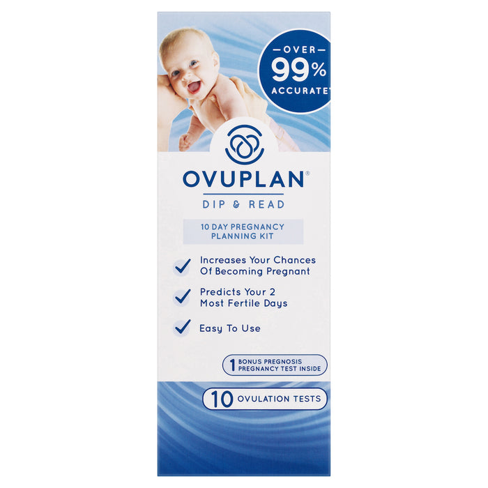 Ovuplan 10 Day Pregnancy Planning Kit 10 Tests