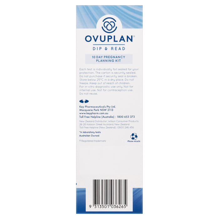 Ovuplan 10 天怀孕计划套件 10 项测试