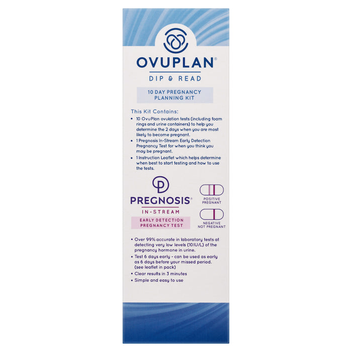 Ovuplan 10 Day Pregnancy Planning Kit 10 Tests