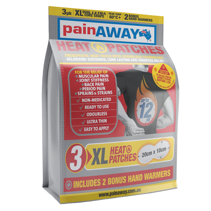 Painaway Heat Patches XL 3 Pack